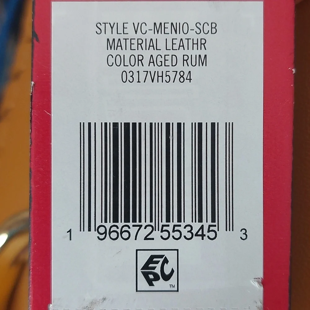 Vince Camuto Menio Aged Rum Genuine Leather Small Crossbody Bag - Picture 14 of 14